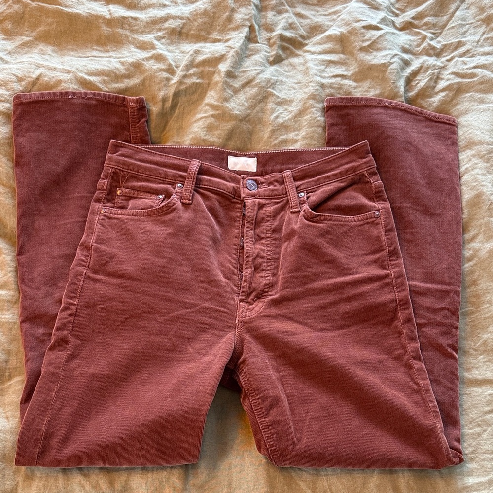 MOTHER Tomcat Ankle Corduroy Pant